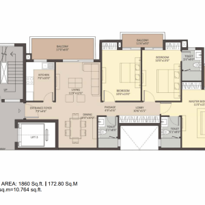 pyramid 3 bhk type I